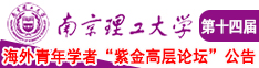 黄色网站操逼南京理工大学第十四届海外青年学者紫金论坛诚邀海内外英才！